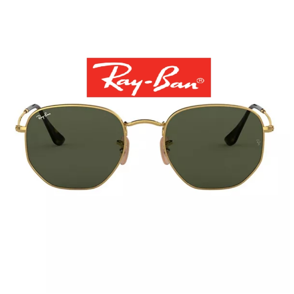 RayBan Hexagonal Black Lenses RB3548N Men - Women